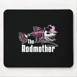 The Rodmother Funny Fishing Mum Mouse Pad