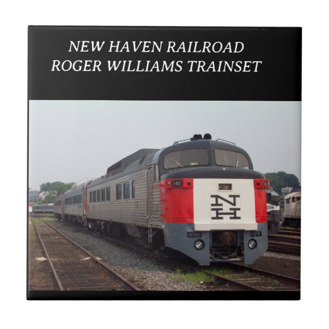 The Roger Williams Train Set    Ceramic Tile (Front)