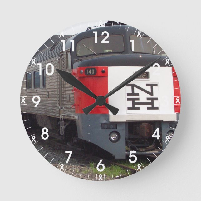 The Roger Williams Train Set Wall Clock (Front)