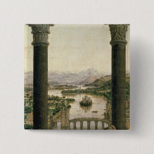 The Rolin Madonna , c.1435 15 Cm Square Badge