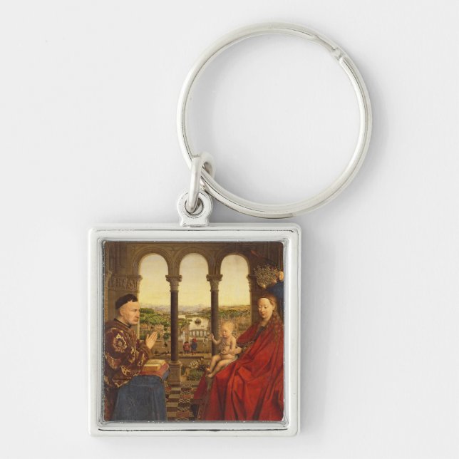 The Rolin Madonna , c.1435 Key Ring (Front)