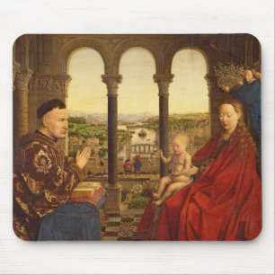 The Rolin Madonna , c.1435 Mouse Pad