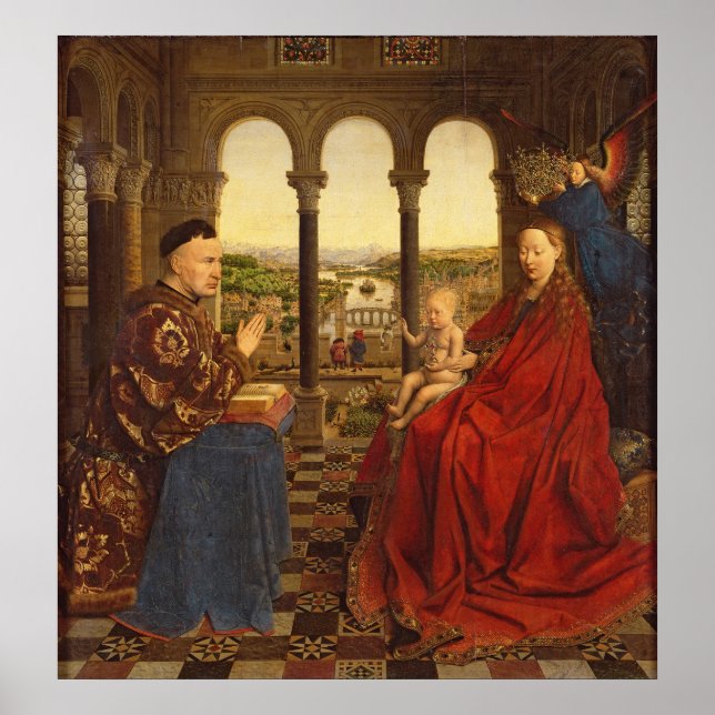 The Rolin Madonna , c.1435 Poster (Front)