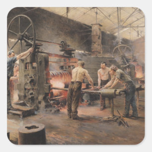 The Rolling Mill Square Sticker