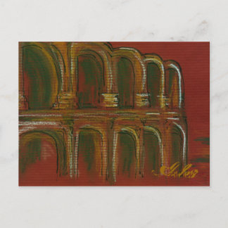 the Roman Ampitheatre in Arles Postcard