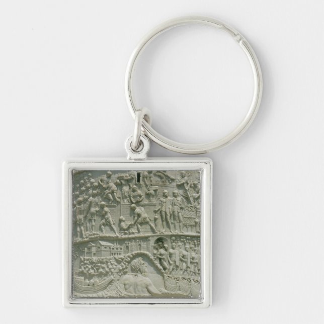 The Roman army crossing the Danube Key Ring (Front)