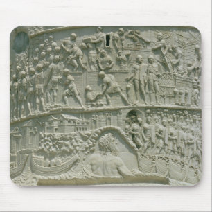 The Roman army crossing the Danube Mouse Pad