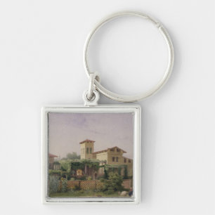 The Roman Baths, 1848 Key Ring