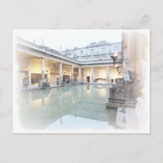 The Roman Baths, Bath Postcard