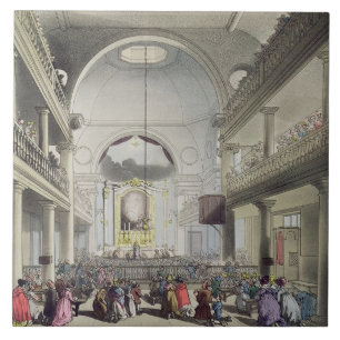 The Roman Catholic Chapel, Lincolns Inn Fields, fr Ceramic Tile