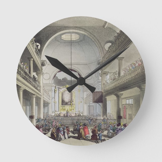The Roman Catholic Chapel, Lincolns Inn Fields, fr Round Clock (Front)