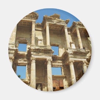 The Roman Celsus Library, Ephesus, Turkey Magnet