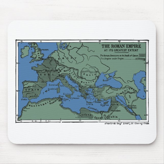 The Roman Empire At Its Greatest Extent Mouse Pad (Front)