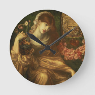 The Roman Widow, 1874 (oil on canvas) Round Clock
