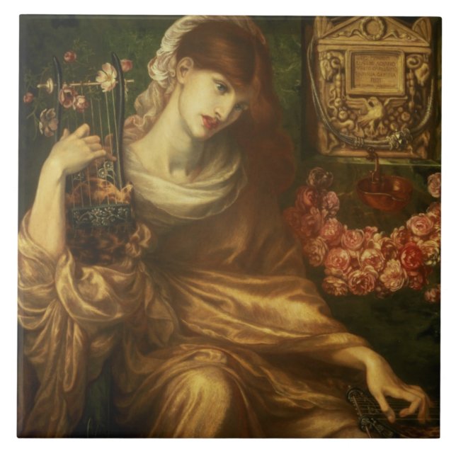 The Roman Widow, 1874 (oil on canvas) Tile (Front)