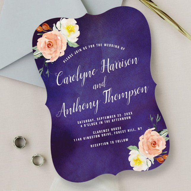 The Romance In Bloom Wedding Collection Invitation (Creator Uploaded)