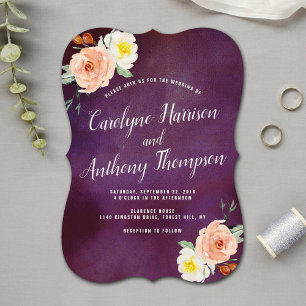 The Romance In Bloom Wedding Collection Invitation