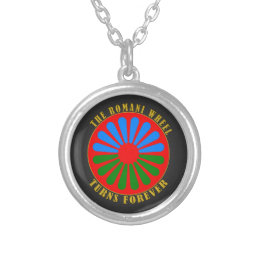 The Romani Wheel Turns Forever Silver Plated Necklace