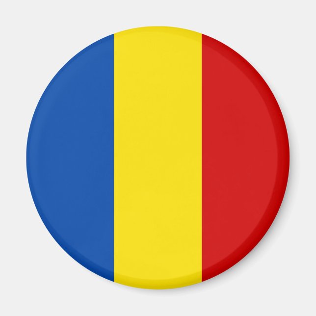 The Romanian Flag Magnet (Front)