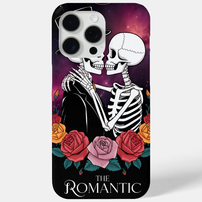 The Romantic – Skeleton Couple Embracing Under the Case-Mate iPhone Case (Back)