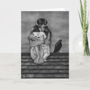The Roof Raven Greeting Card