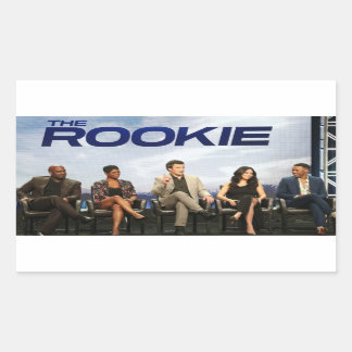 the rookie tv rectangular sticker