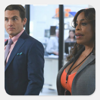 the rookie tv square sticker