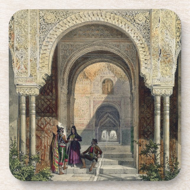 The Room of the Two Sisters in the Alhambra, Grana Coaster (Front)