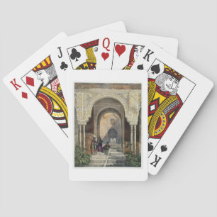 The Room of the Two Sisters in the Alhambra, Grana Playing Cards