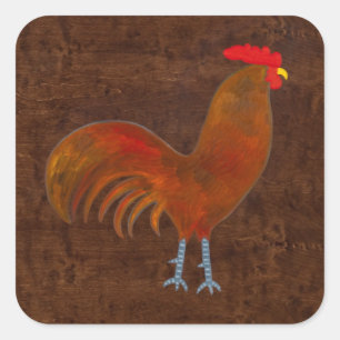 The Rooster 2009 Square Sticker
