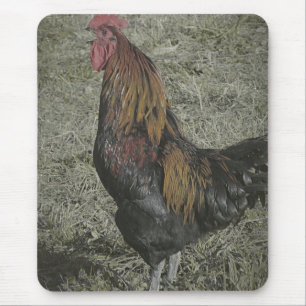 The Rooster Crows Mouse Pad