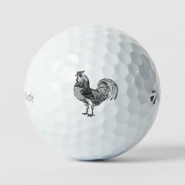 The Rooster  Golf Balls (Front)