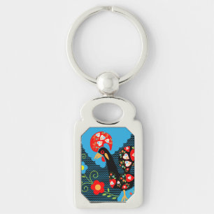 The Rooster of Portugal Key Ring