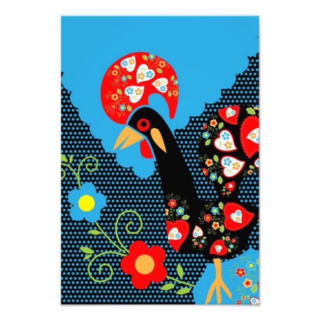 The Rooster of Portugal Photo Print (Front)