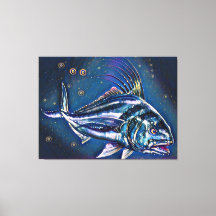 The Roosterfish, Baja California Canvas Print