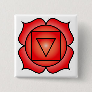 The Root Chakra 15 Cm Square Badge
