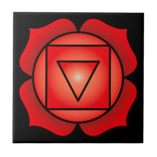 The Root Chakra Ceramic Tile