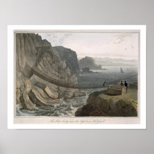 The Rope Bridge near the Lighthouse, Holyhead, fro Poster