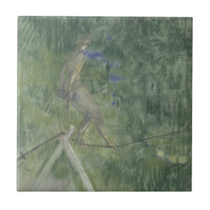 The Rope Dancer (pastel) Ceramic Tile