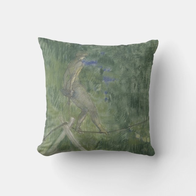 The Rope Dancer (pastel) Cushion (Front)