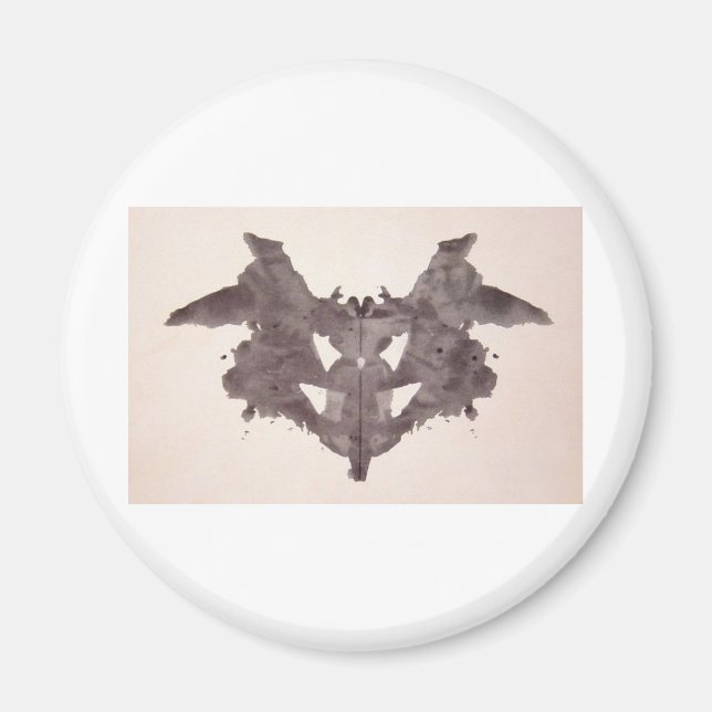 The Rorschach Test Ink Blots Plate 1 Bat, Moth Magnet (Front)