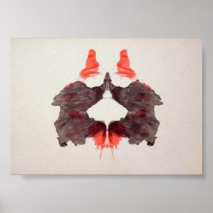 The Rorschach Test Ink Blots Plate 2 Poster