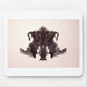 The Rorschach Test Ink Blots Plate 4 Animal Skin Mouse Pad