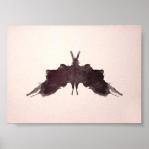The Rorschach Test Ink Blots Plate 5 Poster