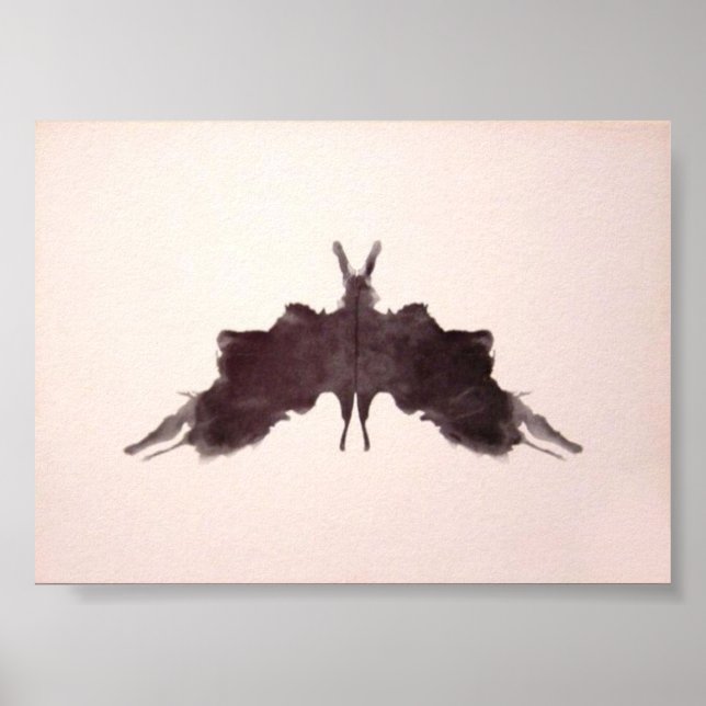 The Rorschach Test Ink Blots Plate 5 Poster (Front)