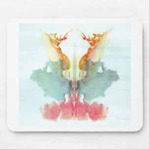 The Rorschach Test Ink Blots Plate 9 Human Mouse Pad