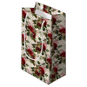 The Rose and Dragonfly Series (Design 7) Small Gift Bag