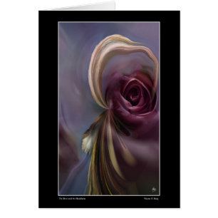 The Rose and the Headdress Card
