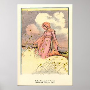 The Rose Princess speaks with the flowers Poster