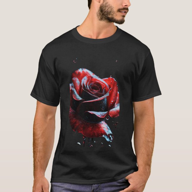 The rose, "Te Amo Dani Celeste," i T-Shirt (Front)